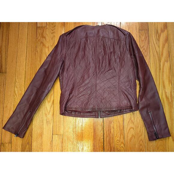 Bernardo Chocolate Lambskin Jacket  Sz M - Picture 4 of 5